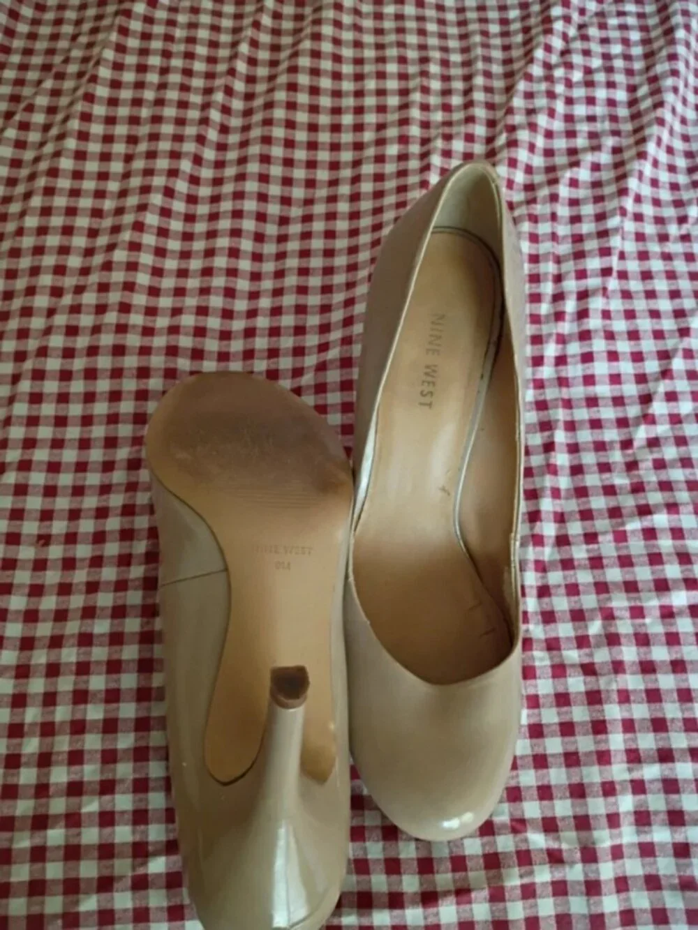 Nine West nude heels
